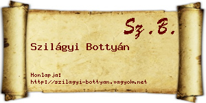 Szilágyi Bottyán névjegykártya