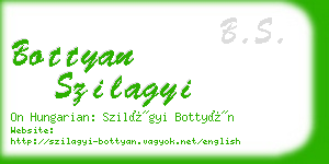 bottyan szilagyi business card